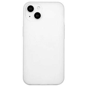 iPhone 15 Plus Matowy Pokrowiec TPU Anti-Fingerprint - Biel