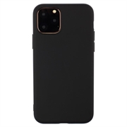 iPhone 15 Pro Matowy Pokrowiec TPU Anti-Fingerprint - Czarne