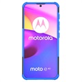 Motorola Moto E20/E30/E40 Antypoślizgowy Hybrydowy Pokrowiec - Błękit / Czerń