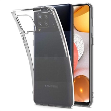 Antypoślizgowe Etui z TPU do Samsung Galaxy A42 5G - Przezroczyste