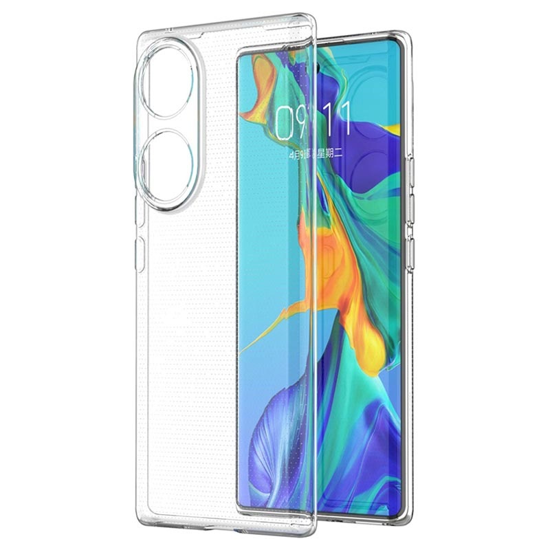 Honor 70 Antypoślizgowe Etui z TPU - Przezroczyste