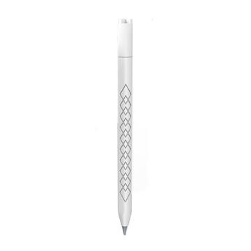 Silikonowe etui z diamentową fakturą na Apple Pencil (USB-C) - białe