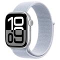 Apple Watch 10 GPS MWWD3QN/A - aluminium, sportowa pętla Blue Cloud, 46mm - srebrny