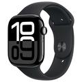 Apple Watch 10 LTE MWX63QN/A - aluminium, czarny pasek sportowy, S/M, 42mm - Czarny Jak Kruk