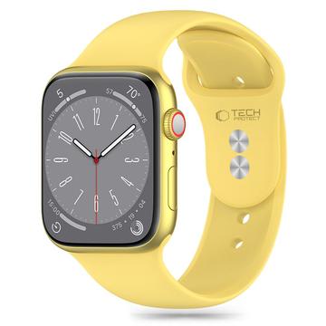 Pasek silikonowy Apple Watch Series 10/9/8/7/6/SE Tech-Protect - 40mm/41mm/42mm - kanarkowożółty