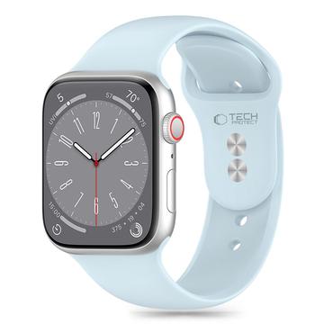 Apple Watch Series 10/9/8/7/6/SE Tech-Protect Silicone Strap - 40mm/41mm/42mm - Niebo