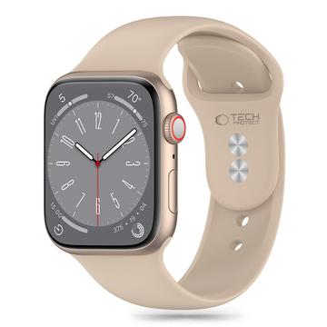 Pasek silikonowy Apple Watch Series 10/9/8/7/6/SE Tech-Protect - 40mm/41mm/42mm - orzechowy