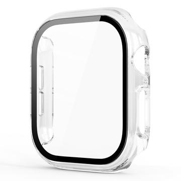 Apple Watch Series 10 Etui z Tworzywa z Hartowane Szkło Ochronne - 46mm - Przezroczysty