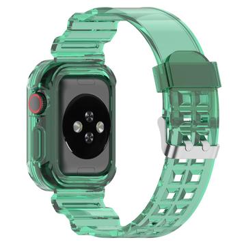 Apple Watch Series 10 Zamienny Pasek Silikonowy ze Zintegrowaną Ramką - 42mm