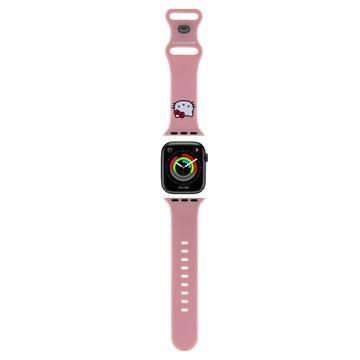 Apple Watch Series 10/9/8/SE (2022)/7/SE/6/5/4/3/2/1 Hello Kitty Kitty Head Silicone Strap - 42mm/41mm/40mm/38mm