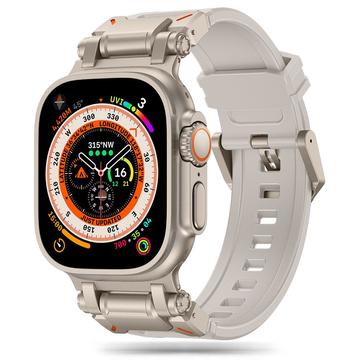 Apple Watch Series Ultra 2/Ultra/10/9/8/SE (2022)/7/SE/6/5/4/3/2/1 Pasek Tech-Protect Delta Pro - 49mm/46mm/45mm/44mm/42mm - Światło gwiazd / tytan