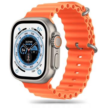 Apple Watch Ultra 2/Ultra/9/8/SE (2022)/7/SE/6/5/4 Tech-Protect Iconband Pro Pasek TPU - 49mm/45mm/44mm/42mm - Pomarańcz