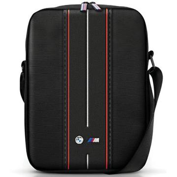 Nylonowa torba na tablet BMW M Collection Crossbody - 10" - czerwony pasek / czarny