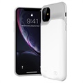 Etui z akumulatorem do telefonu iPhone 11 - 6000 mAh - Białe / Szare