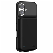 Etui z akumulatorem iPhone 16 - 7000mAh - Czarne