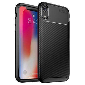 Etui Beetle Carbon Fiber do iPhone XR - Czarne