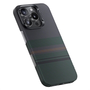 iPhone 16 Pro Max Benks Kevlar Aramid Fiber Etui - kompatybilny z MagSafe - szary / zielony