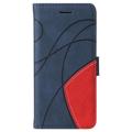 OnePlus Nord 2T Etui-Portfel Bi-Color Series - Błękit