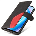 OnePlus Nord CE 2 Lite 5G Etui-Portfel Bi-Color Series - Czerń