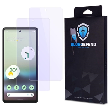 Ochraniacz ekranu z hartowanego szkła Google Pixel 6a BlueDefend Anti-Blue Light - 2 szt.