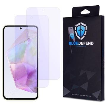 Ochraniacz ekranu z hartowanego szkła Samsung Galaxy A35 BlueDefend Anti-Blue Light - 2 szt.