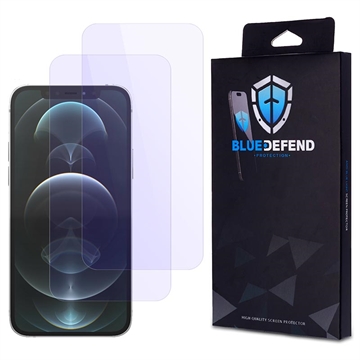 Ochraniacz ekranu z  hartowanego szkła iPhone 12 Pro Max BlueDefend Anti-Blue Light - 2 szt.