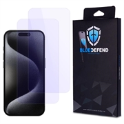 Ochraniacz ekranu z  hartowanego szkła iPhone 15 Pro BlueDefend Anti-Blue Light - 2 szt.