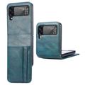 Samsung Galaxy Z Flip4 5G Etui-Portfel z Serii Card - Błękit