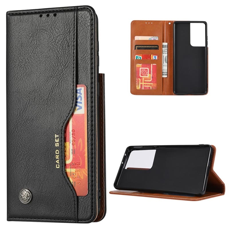 Samsung Galaxy S21 Ultra 5g Etui Portfel Z Serii Card Set