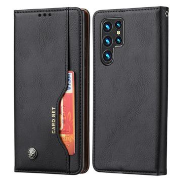 Samsung Galaxy S24 Ultra Etui-Portfel z Serii Card Set - Czarne