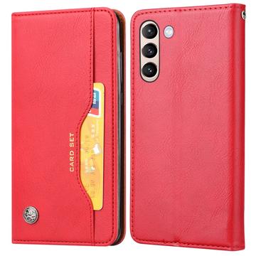 Samsung Galaxy S24+ Etui-Portfel z Serii Card Set - Czerwień