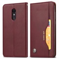 Etui z Serii Card Set do OnePlus 6T - Czerwone Wino