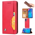 Etui z portfelem Card Set do Huawei P30 Pro - Czerwone