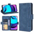 Motorola Moto E20 Etui-Portfel Seria Cardholder - Błękit