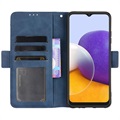 Samsung Galaxy A22 5G, Galaxy F42 5G Etui-Portfel Seria Cardholder - Błękit