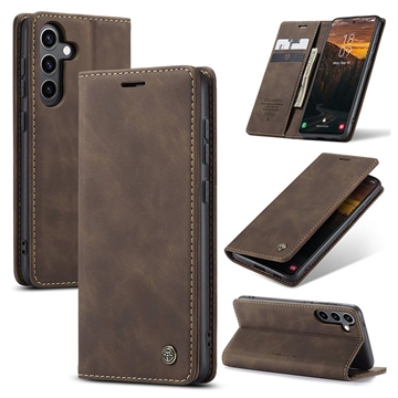 Samsung Galaxy S24 FE Etui z Portfelem Caseme 013 - Kawa