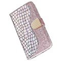 Etui z Portfelem Croco Bling do iPhone X / iPhone XS