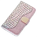 Etui z Portfelem Croco Bling do iPhone X / iPhone XS