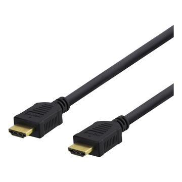 Kabel HDMI Deltaco High-Speed z Ethernetem - 10 m, 4K UHD - Czarny