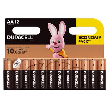 Baterie alkaliczne Duracell Basic LR6/AA - 12 szt.