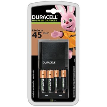 Szybka ładowarka Duracell CEF27 z 2x bateriami AAA, 2x bateriami AA