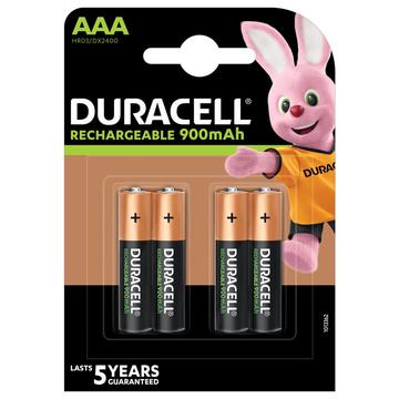 Akumulatorki Duracell Recharge Turbo R03/AAA 900mAh - 4 szt.