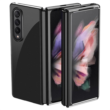 Samsung Galaxy Z Fold3 5G Etui z Galwanizowaną Ramką - Czerń