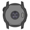 Garmin Fenix 7X/7X Solar Galwanizowane Etui z TPU - Czerń