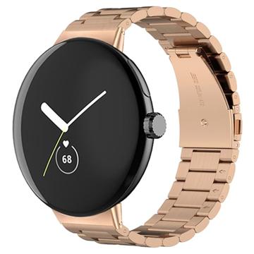 Bransoletka ze Stali Samsung Galaxy Watch4/Watch4 Classic - Perłowy Szary / Czerń