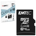 Karta Pamięci Emtec Classic Class 10 MicroSD - ECMSDM64GXC10CG - 64GB