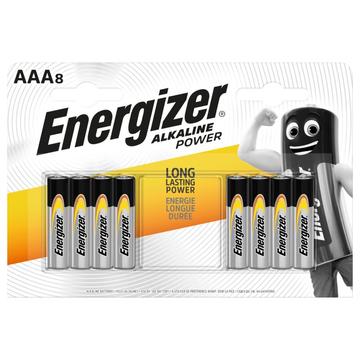 Baterie alkaliczne Energizer Alkaline Power LR03/AAA - 8 szt.