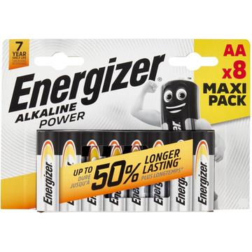 Baterie alkaliczne Energizer Alkaline Power LR6/AA - 8 szt.