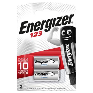 Bateria fotograficzna litowa Energizer CR123 3V - 2 szt.