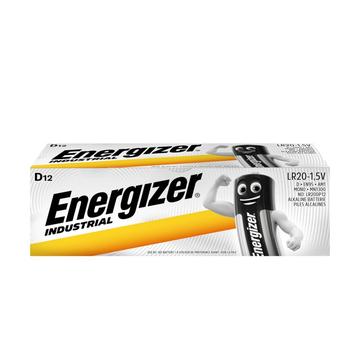 Baterie alkaliczne Energizer Industrial LR20/D - 12 szt.